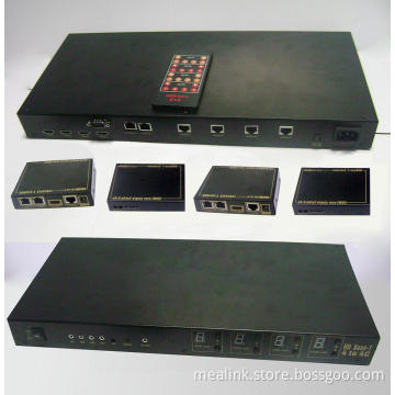 100m 4X4 HDMI Matrix Extender by Cat6e with 3D and IR